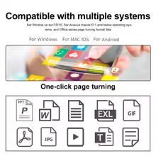 جهاز تحكم عن بعد للعروض التقديمية 2.4G – مؤشر ليزر وUSB بدون سلك