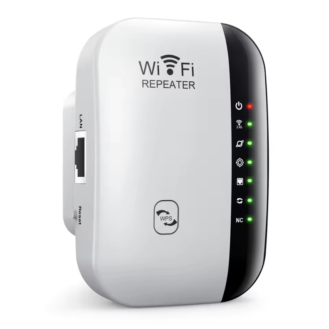 مكرر إشارة واي فاي لاسلكي بسرعة 300Mbps | موسّع مدى WiFi 2.4GHz بتقنية 802.11n | راوتر ومقوّي شبكة للمنزل والمكتب | محول شبكة USB أحادي النطاق