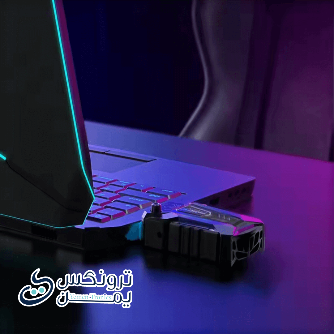 مبرد لابتوب بتقنية الفراغ COOLCOLD – مروحة تبريد خارجية USB للكمبيوتر المحمول بحجم 15 إلى 17 بوصة